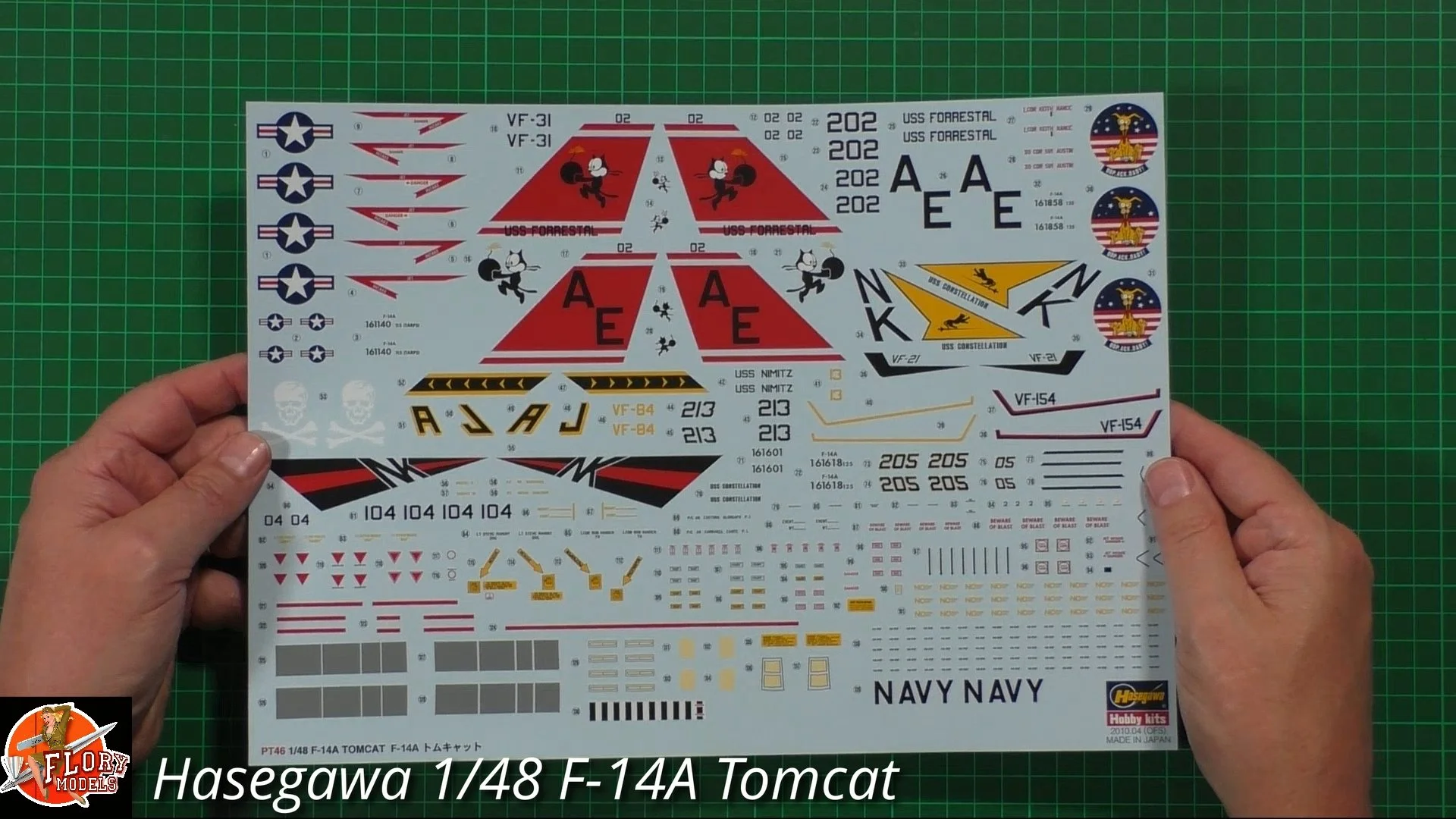 Hasegawa 1/48 F-14A Tomcat Review — Flory Models